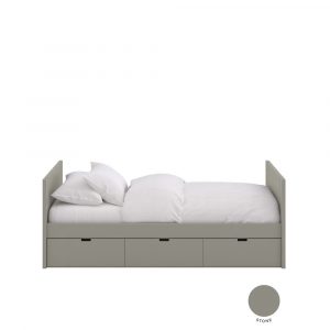 Muba Einzelbett mit 3 Schubladen / Bettschubalde