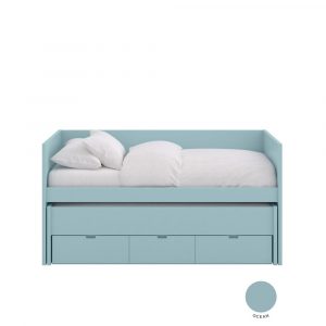 Muba Blockbett / Bettsofa Movil mit Gästebett & Schubkästen / Bettschubalde