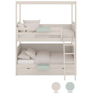 Muba Etagenbett mit Betthimmel & Bettschubalde